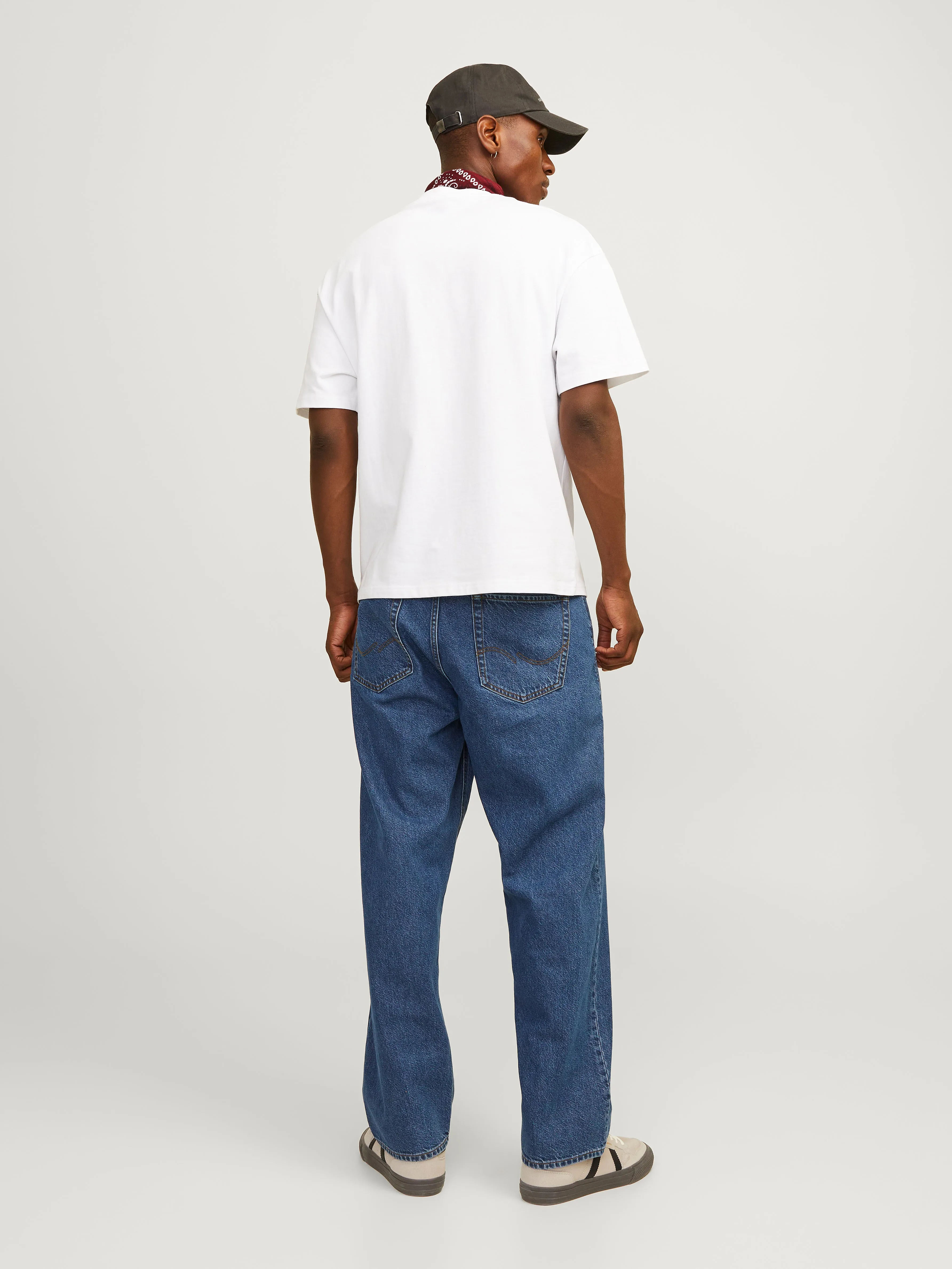 JJIALEX JJORIGINAL SQ 741 Vaqueros de corte baggy | Azul intermedio | Jack & Jones®