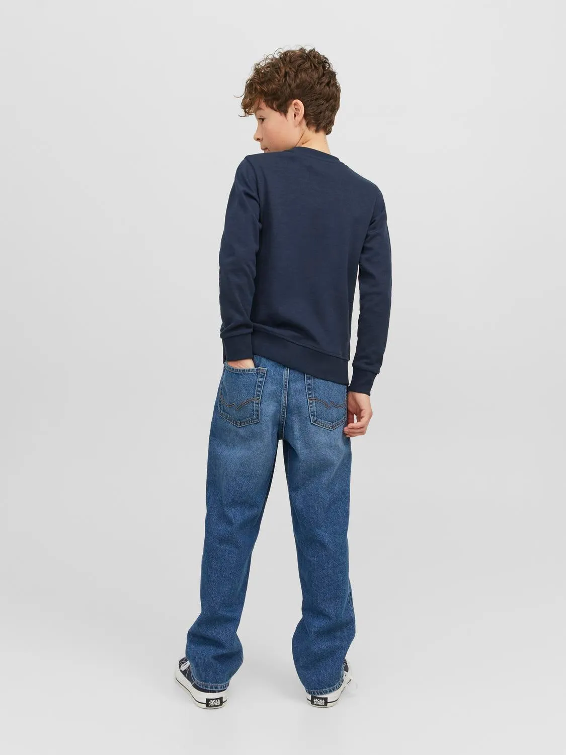 JJICHRIS JJORIGINAL MF 755 Vaqueros de corte holgado Junior | Azul intermedio | Jack & Jones®