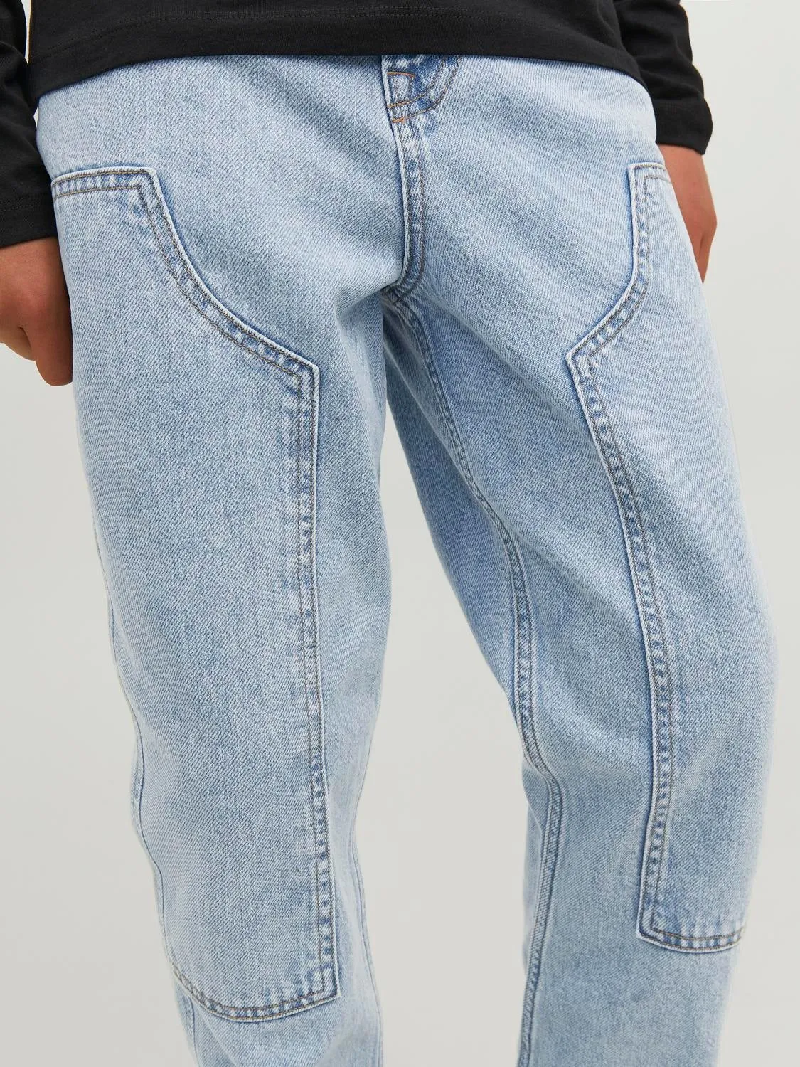 JJICHRIS JJPAINTER MF 491 Vaqueros de corte holgado Junior | Azul intermedio | Jack & Jones®