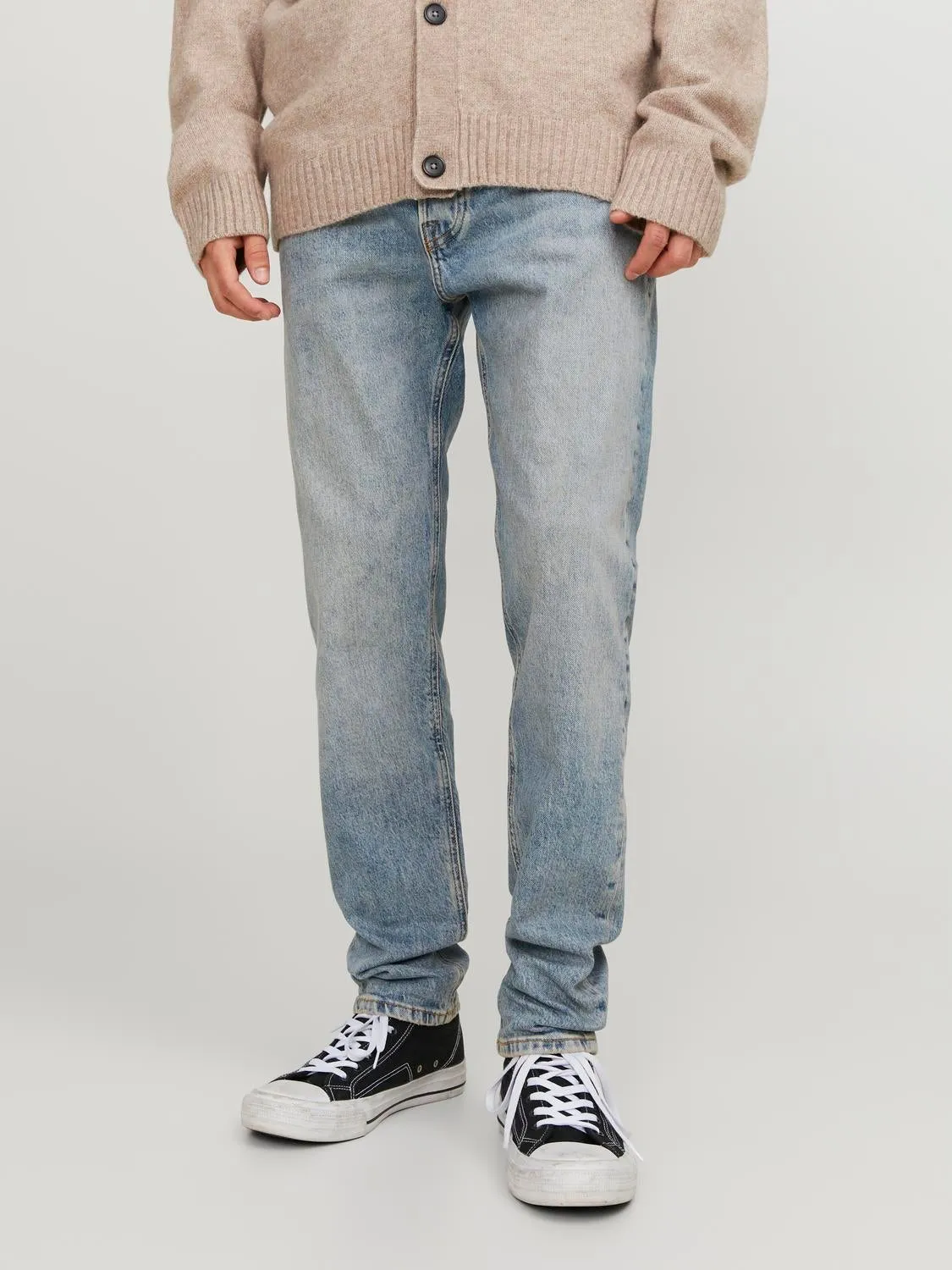 JJIERIK JJCOOPER SBD 519 Vaqueros de corte tapered | Azul intermedio | Jack & Jones®