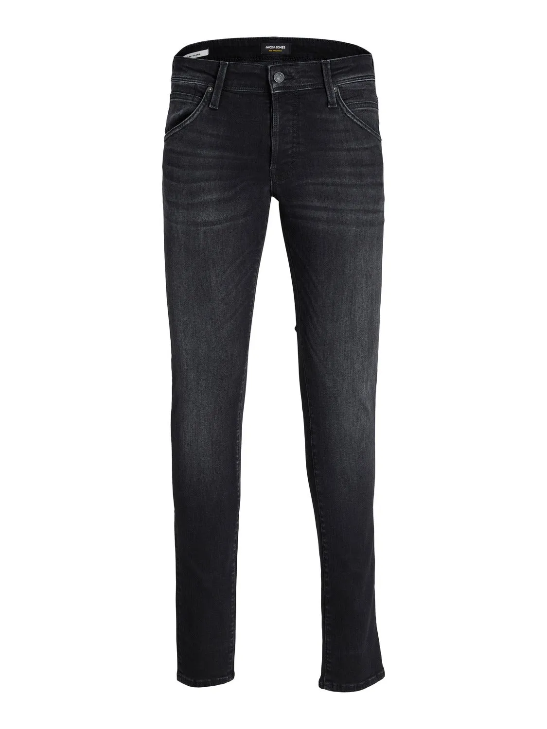 JJIGLENN JJFOX JOS 147 Vaqueros de corte slim | Negro | Jack & Jones®