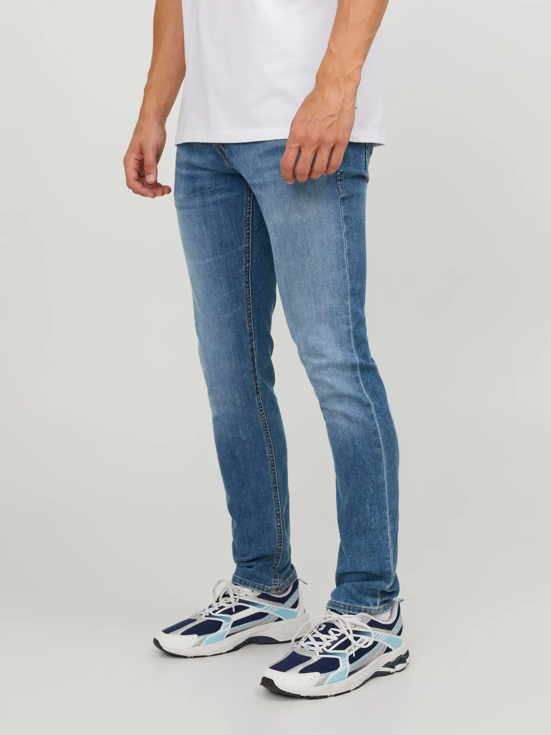 JJIGLENN JJORIGINAL AM 815 Vaqueros de corte slim | Azul intermedio | Jack & Jones®