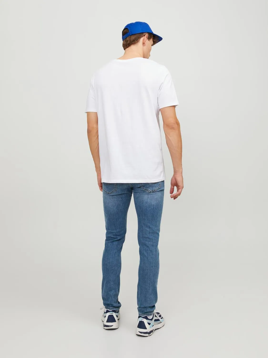 JJIGLENN JJORIGINAL AM 815 Vaqueros de corte slim | Azul intermedio | Jack & Jones®