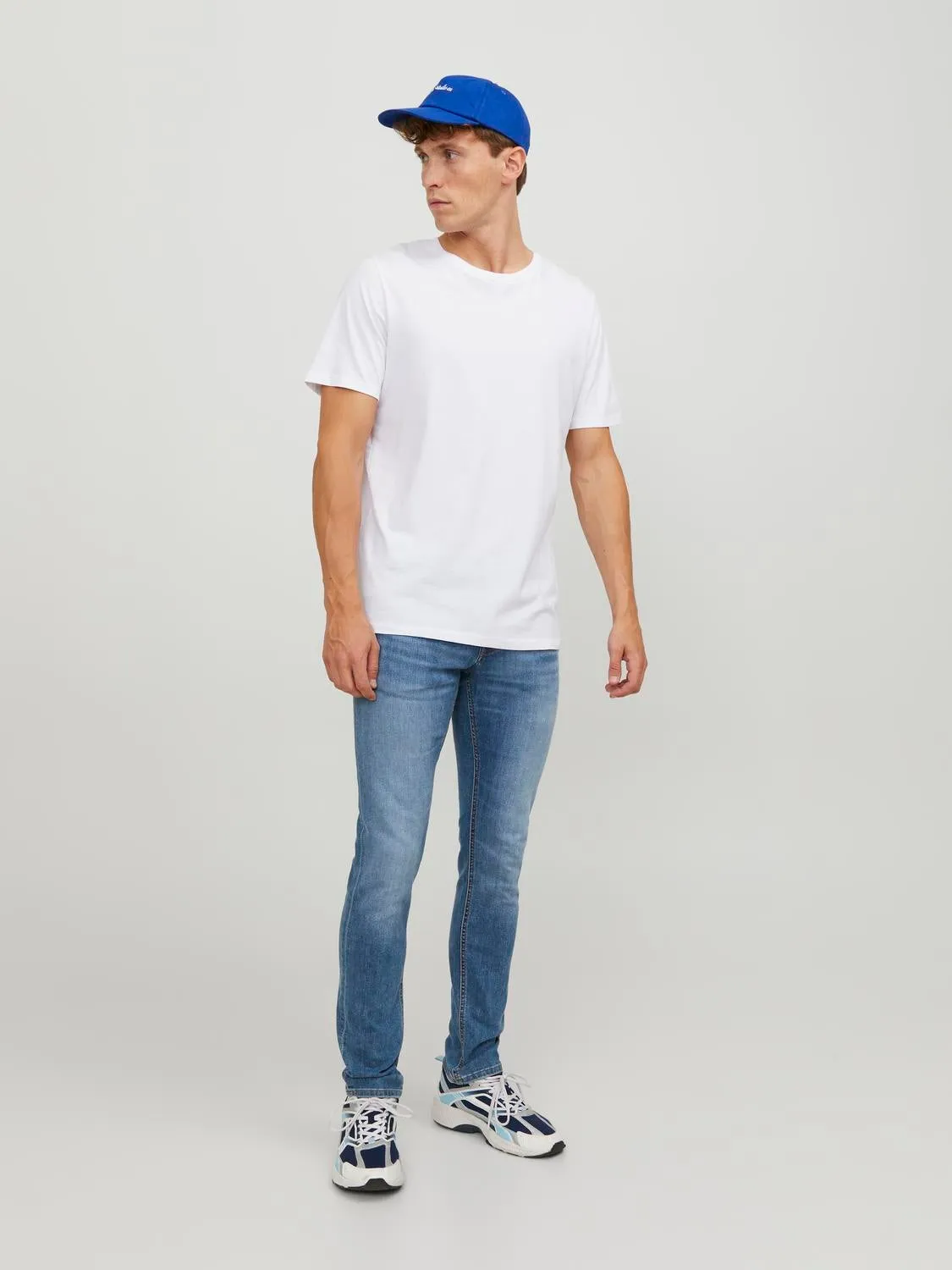 JJIGLENN JJORIGINAL AM 815 Vaqueros de corte slim | Azul intermedio | Jack & Jones®