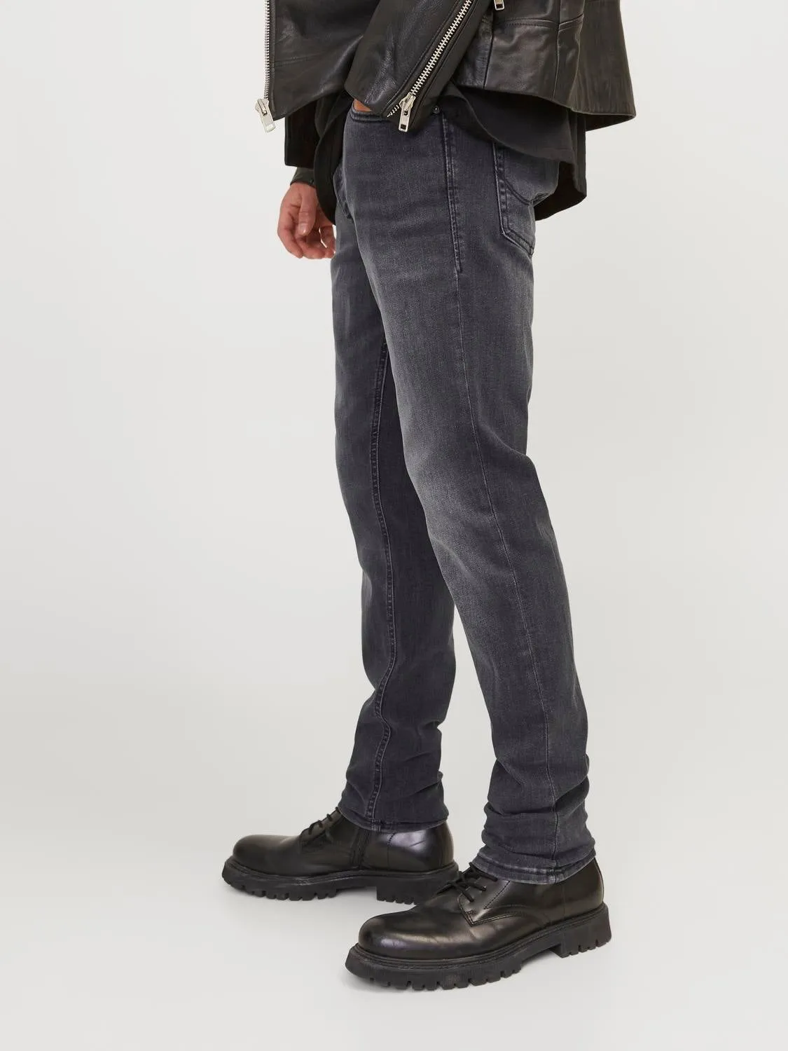 JJIGLENN JJORIGINAL AM 817 Vaqueros de corte slim | Negro | Jack & Jones®