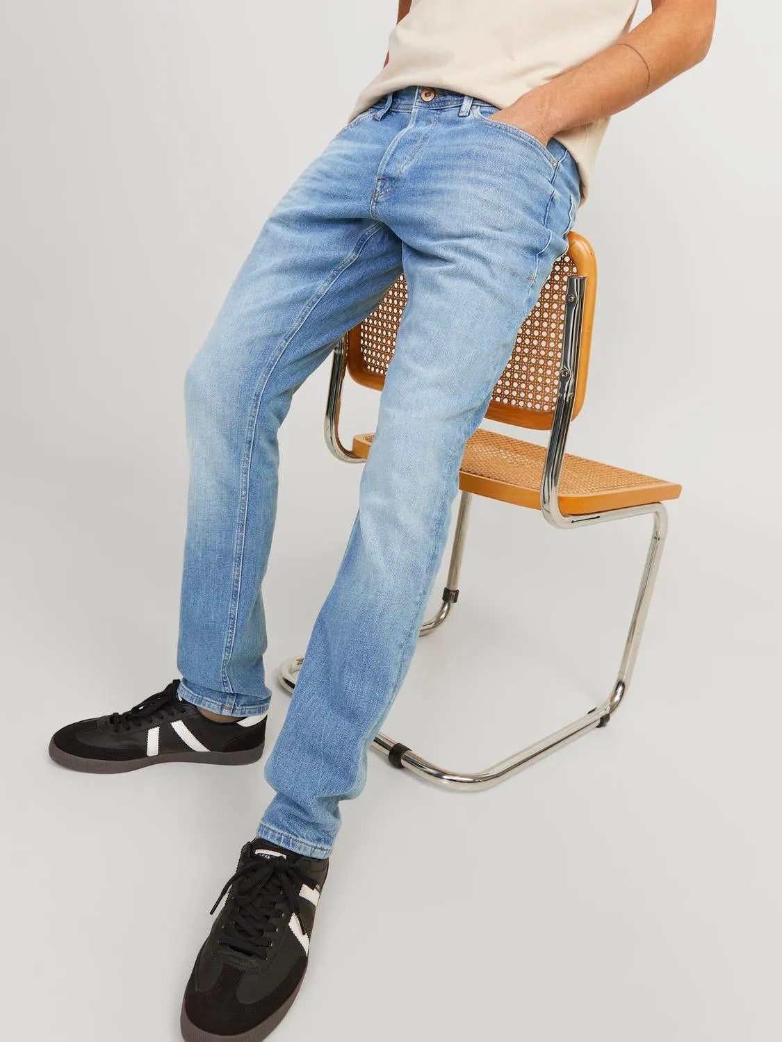 JJIGLENN JJWARD JJ 422 Vaqueros de corte slim | Azul intermedio | Jack & Jones®