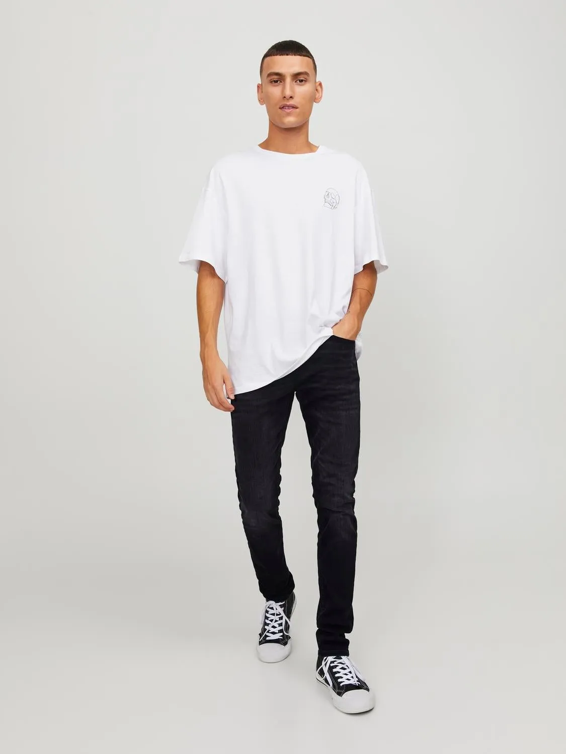 JJILIAM JJORIGINAL JOS 928 Vaqueros de corte skinny | Negro | Jack & Jones®