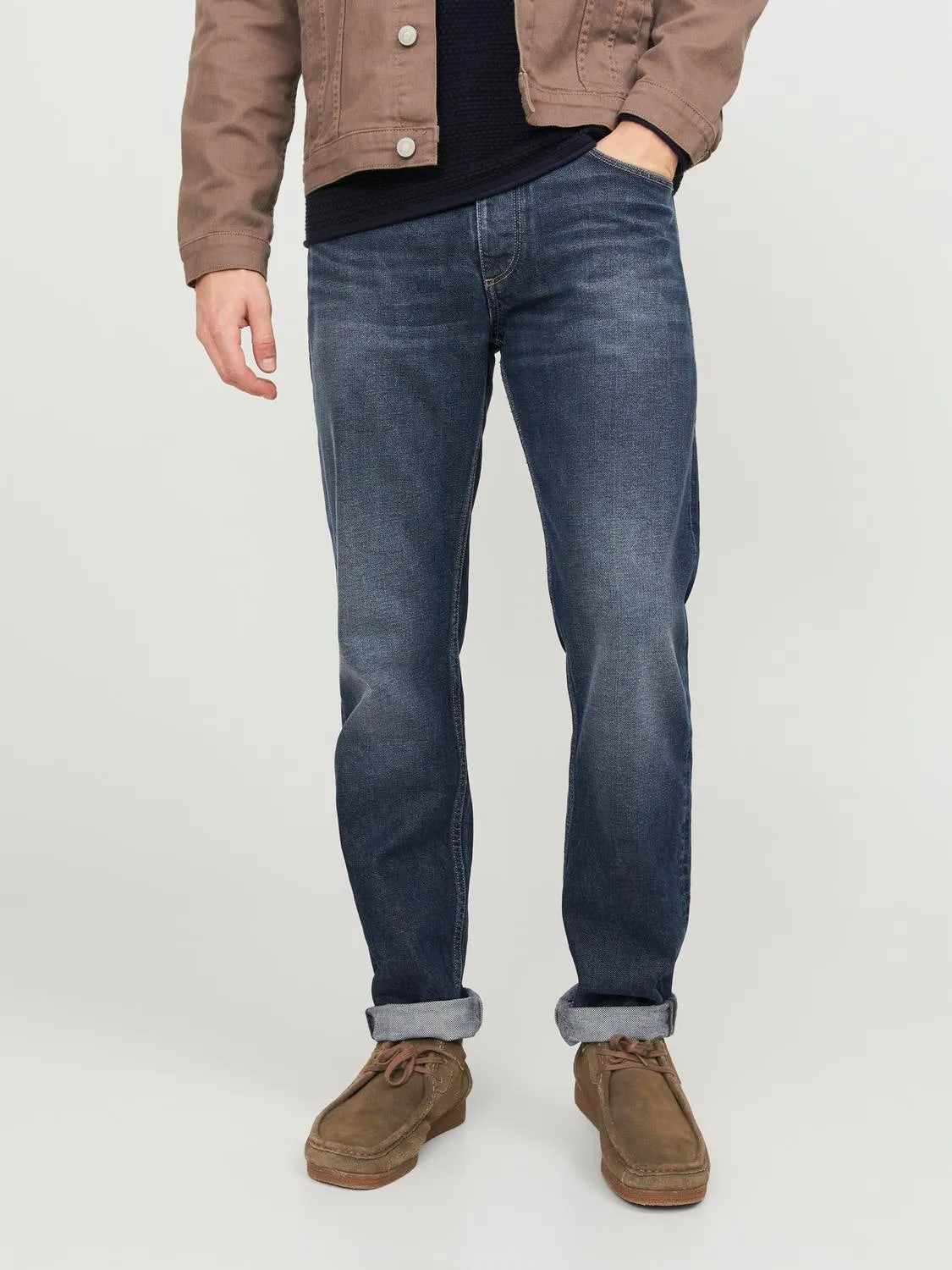 JJIMIKE JJCOLE CJ 574 Vaqueros de corte tapered | Azul intermedio | Jack & Jones®