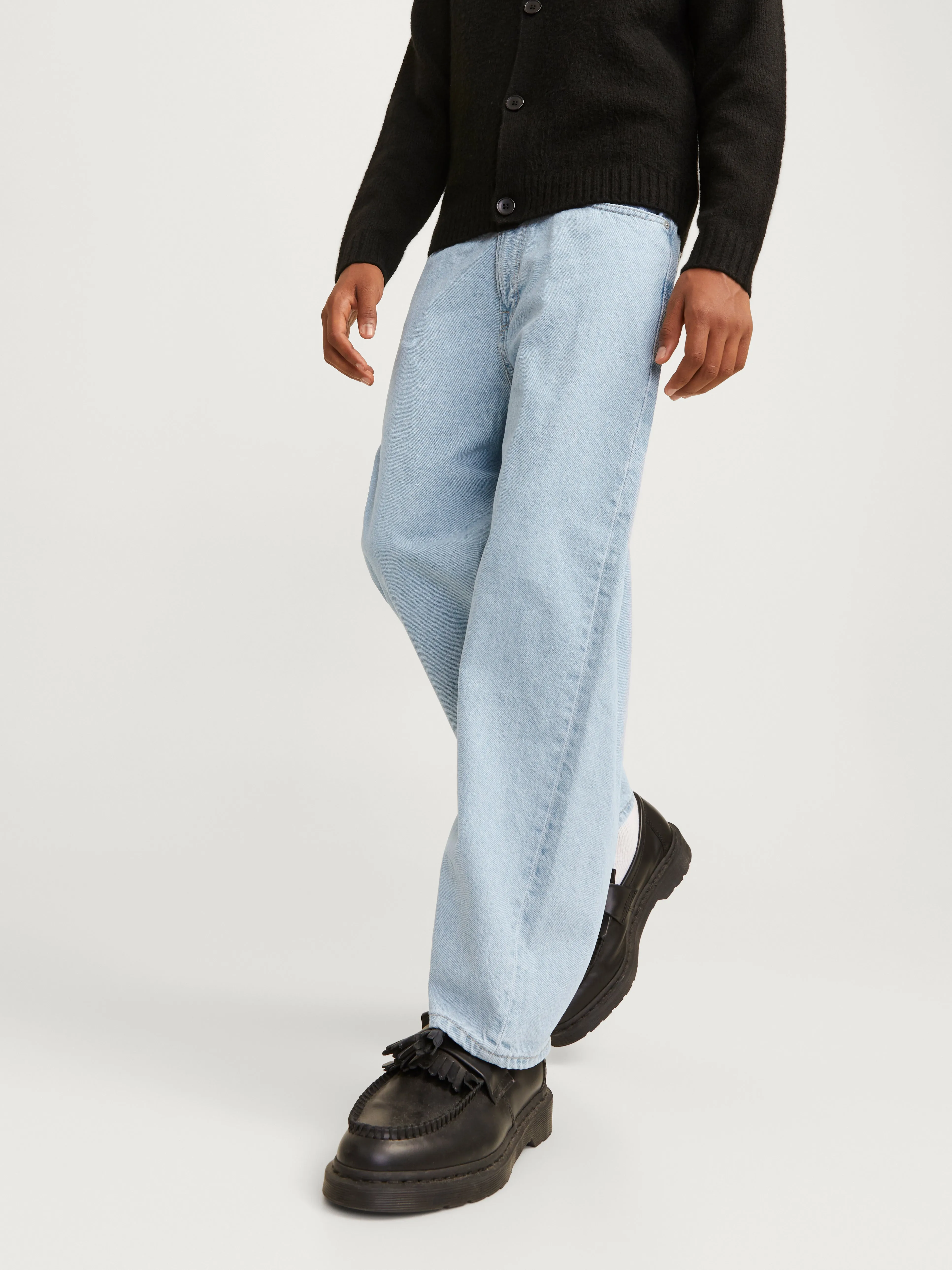 JJIRON JJORIGINAL SQ 738 LN JNR Vaqueros de corte baggy Junior | Azul intermedio | Jack & Jones®