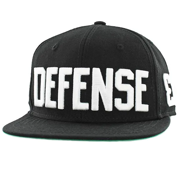 K1X Gorra O.D. Snapback "Deffense" (negro/blanco)