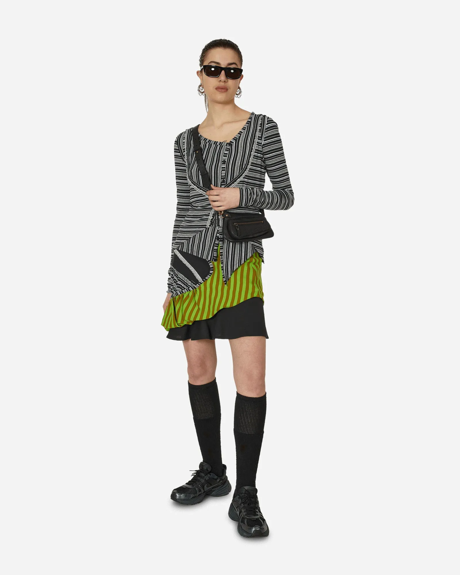 KIKO KOSTADINOV Double Jersey Cardigan Night Stripe