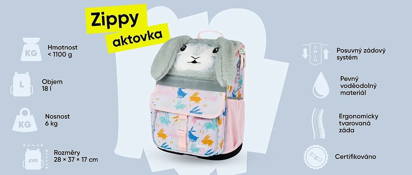 mochila Baagl Zippy - Jednorožec Království - girl´s