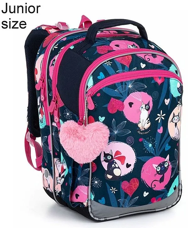 mochila Topgal COCO 22054 - G/Multicolor/Cat - girl´s