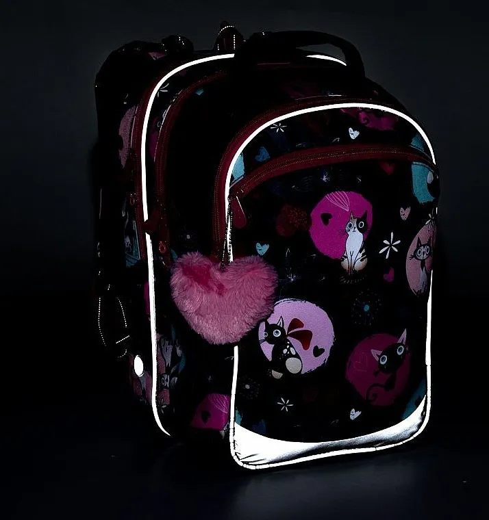 mochila Topgal COCO 22054 - G/Multicolor/Cat - girl´s