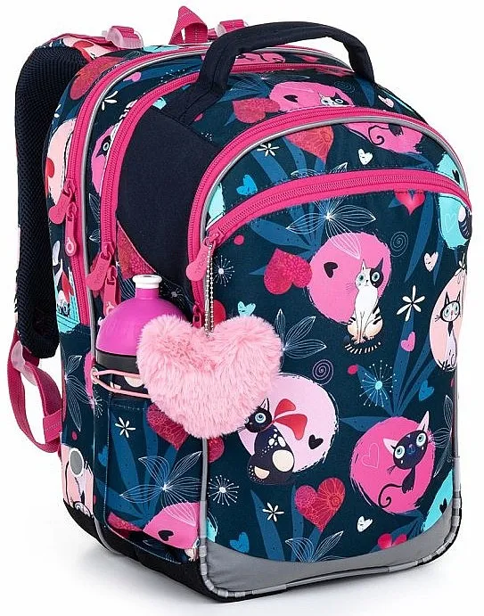 mochila Topgal COCO 22054 - G/Multicolor/Cat - girl´s