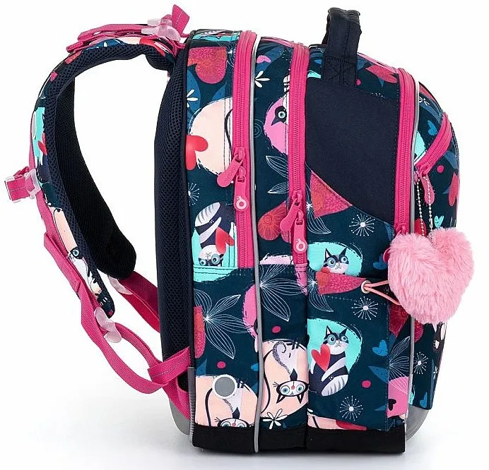 mochila Topgal COCO 22054 - G/Multicolor/Cat - girl´s