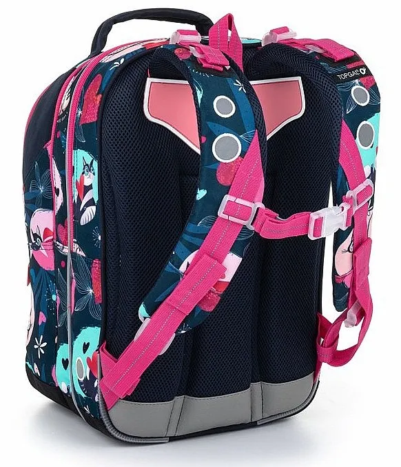 mochila Topgal COCO 22054 - G/Multicolor/Cat - girl´s