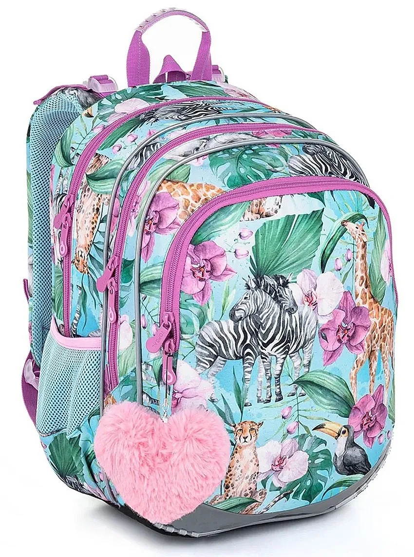 mochila Topgal ELLY 23004 - G/Turguoise/Pink - girl´s