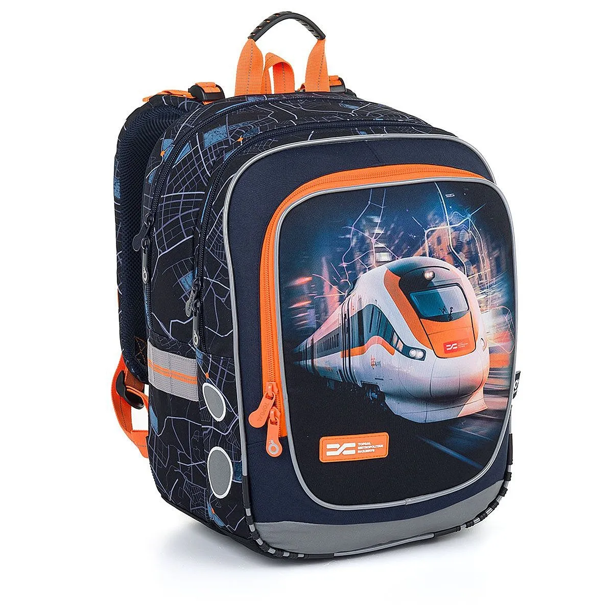 mochila Topgal ENDY 24012 - Blue/Orange - boy´s