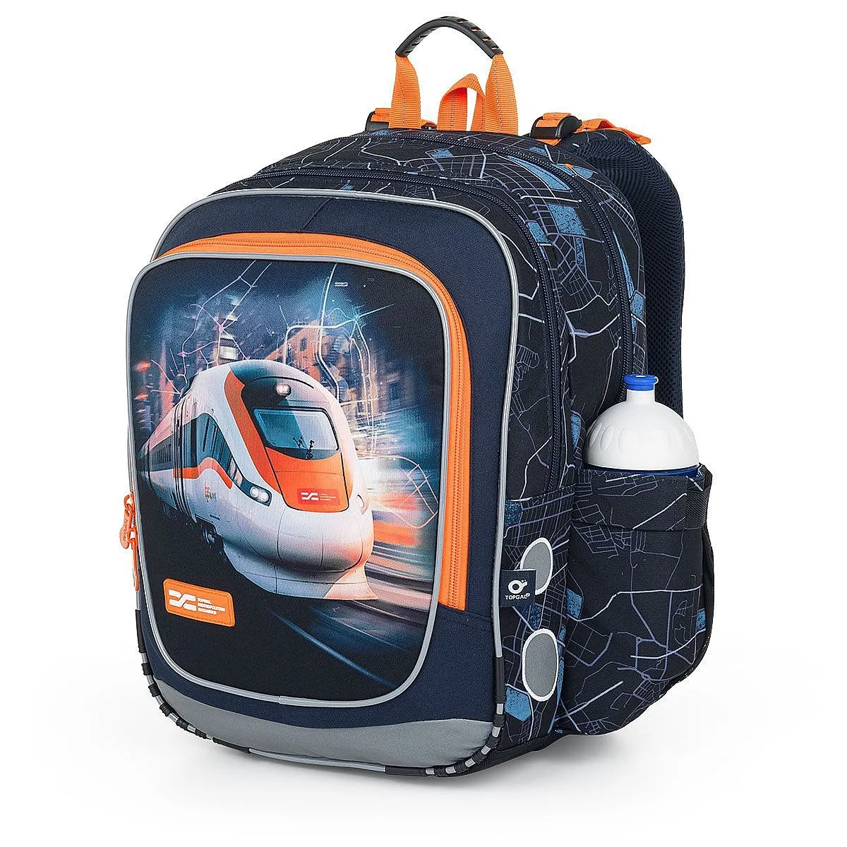 mochila Topgal ENDY 24012 - Blue/Orange - boy´s