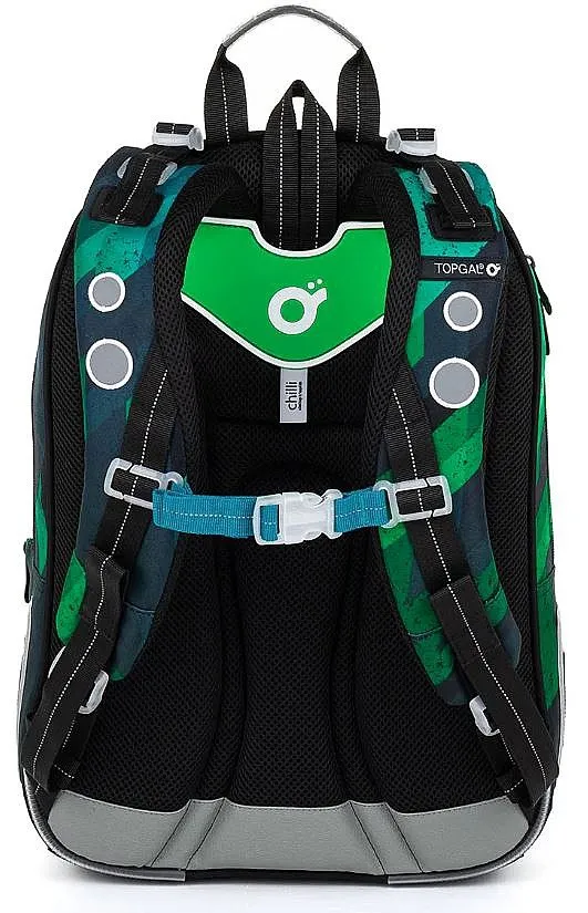 mochila Topgal LYNN 23018 - B/Green/Blue - unisex junior