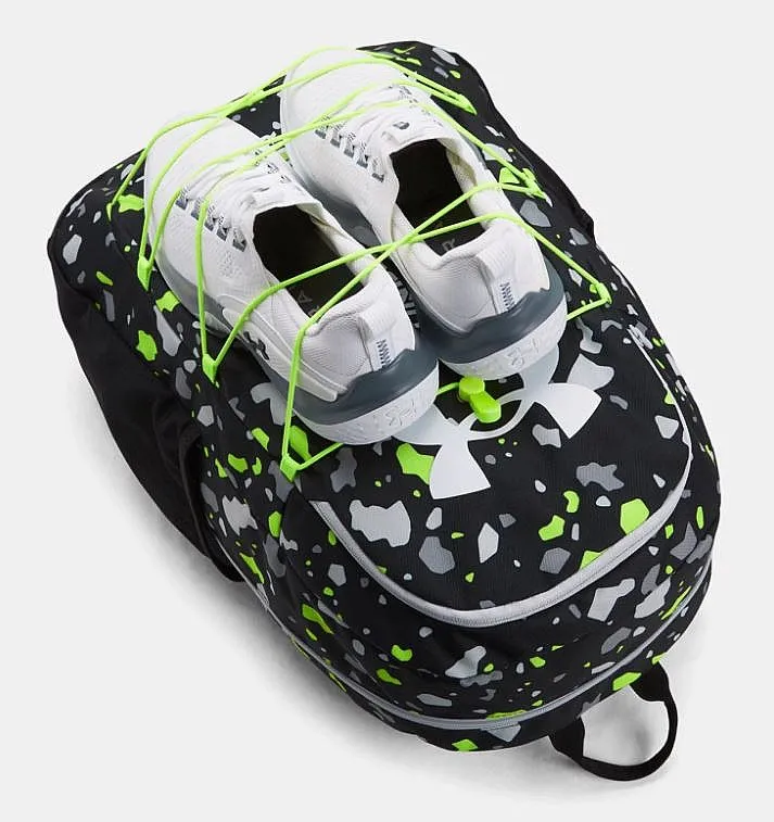 mochila Under Armour Hustle Sport - Green/Black/White