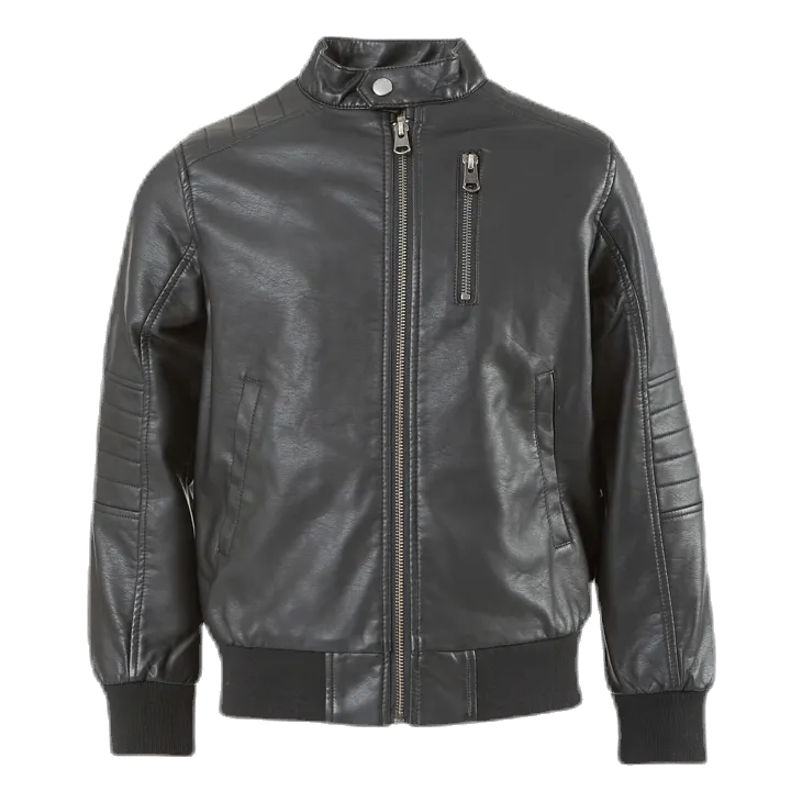 Name It Mike Faux Leather Jacket Black