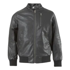 Name It Mike Faux Leather Jacket Black