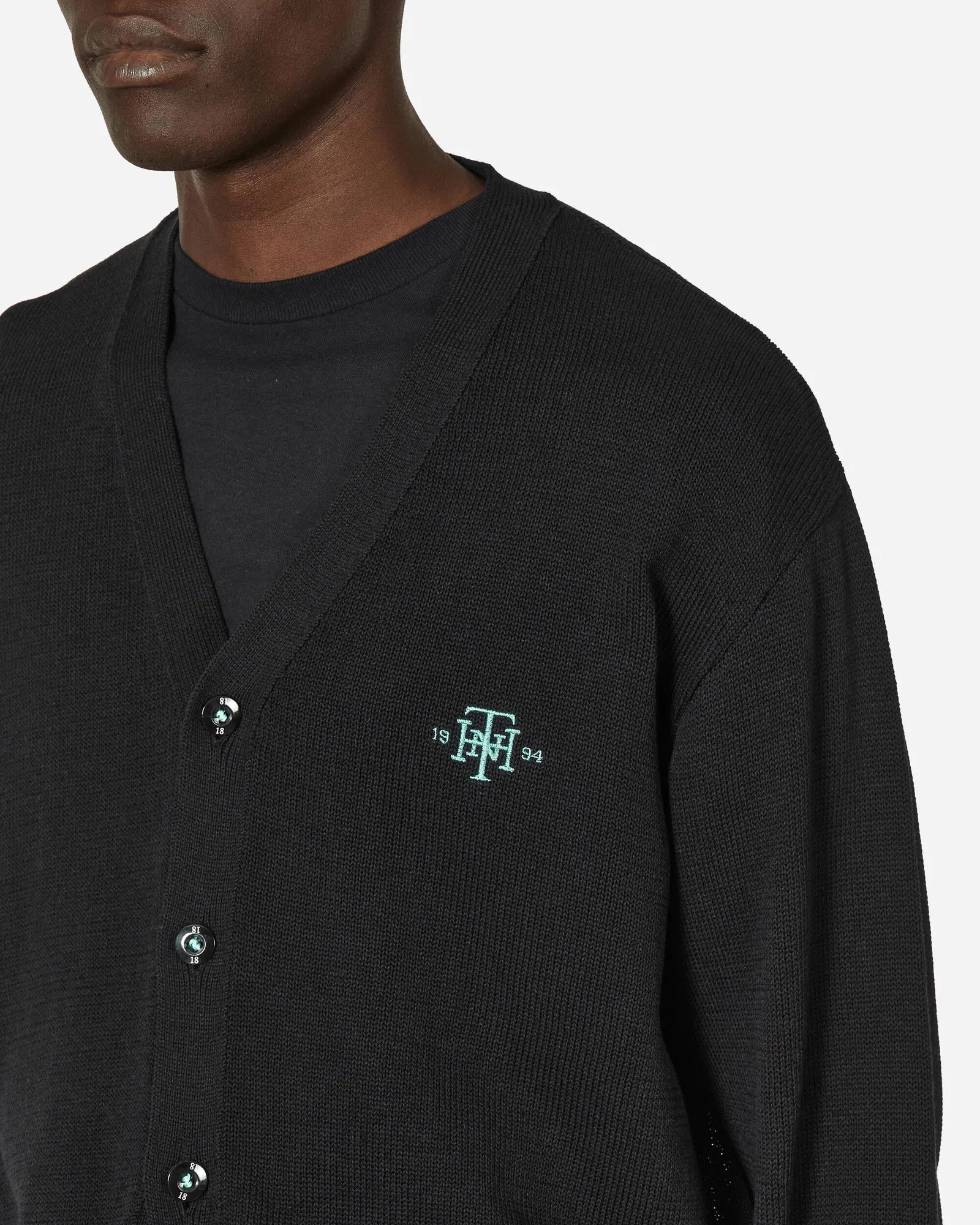 Neighborhood Plain Cardigan Black