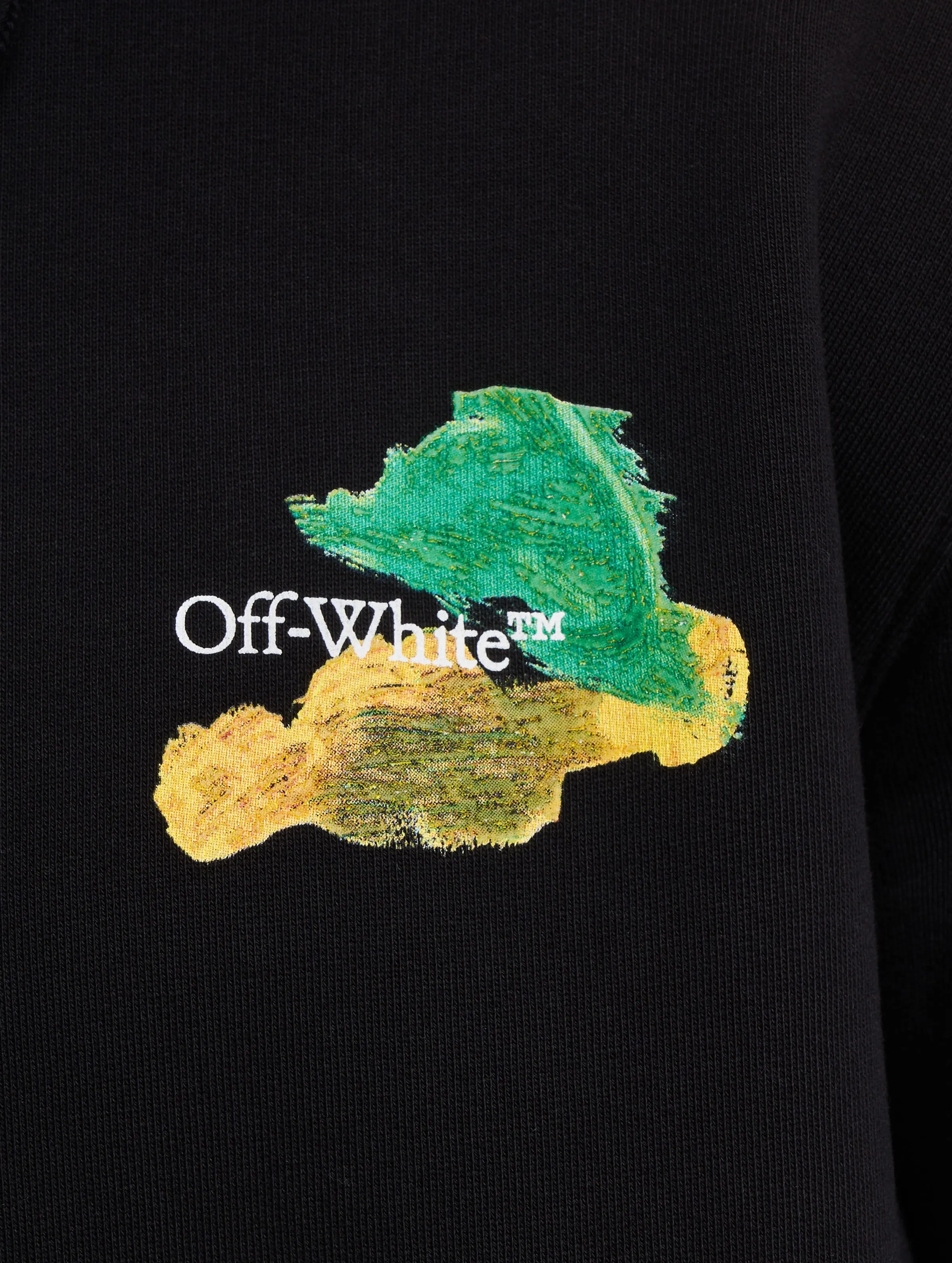 Off-White Brush Arr Slim Crewneck Sweatshirt