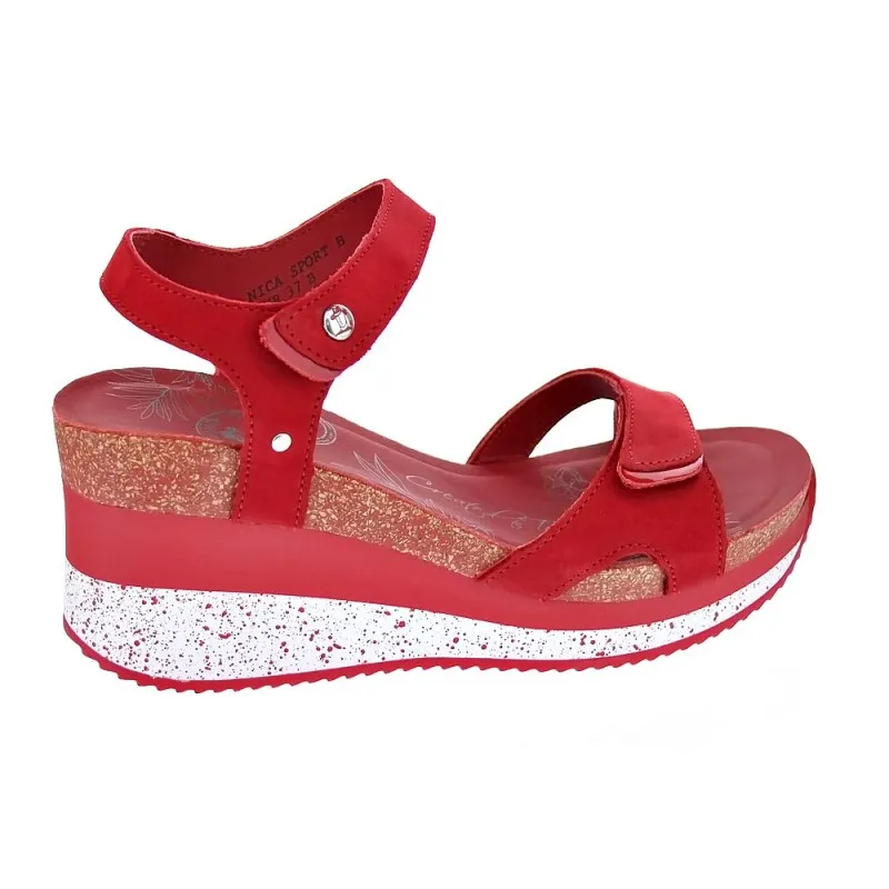 Panama Jack Sandalias Mujer Nica Sport B2 Rojo