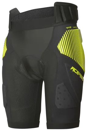 Pantalones Cortos de Protección Acerbis Rush Negro-Amarillo