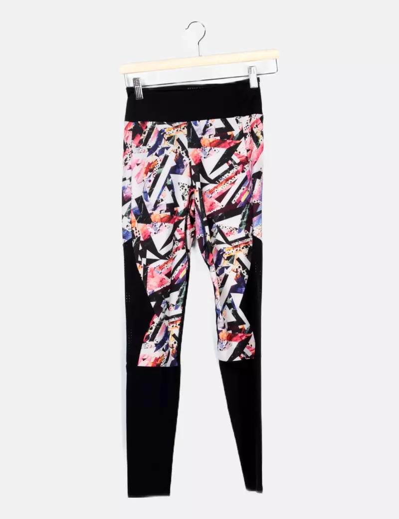 PERFF STUDIO Legging lateral estampampado combinado