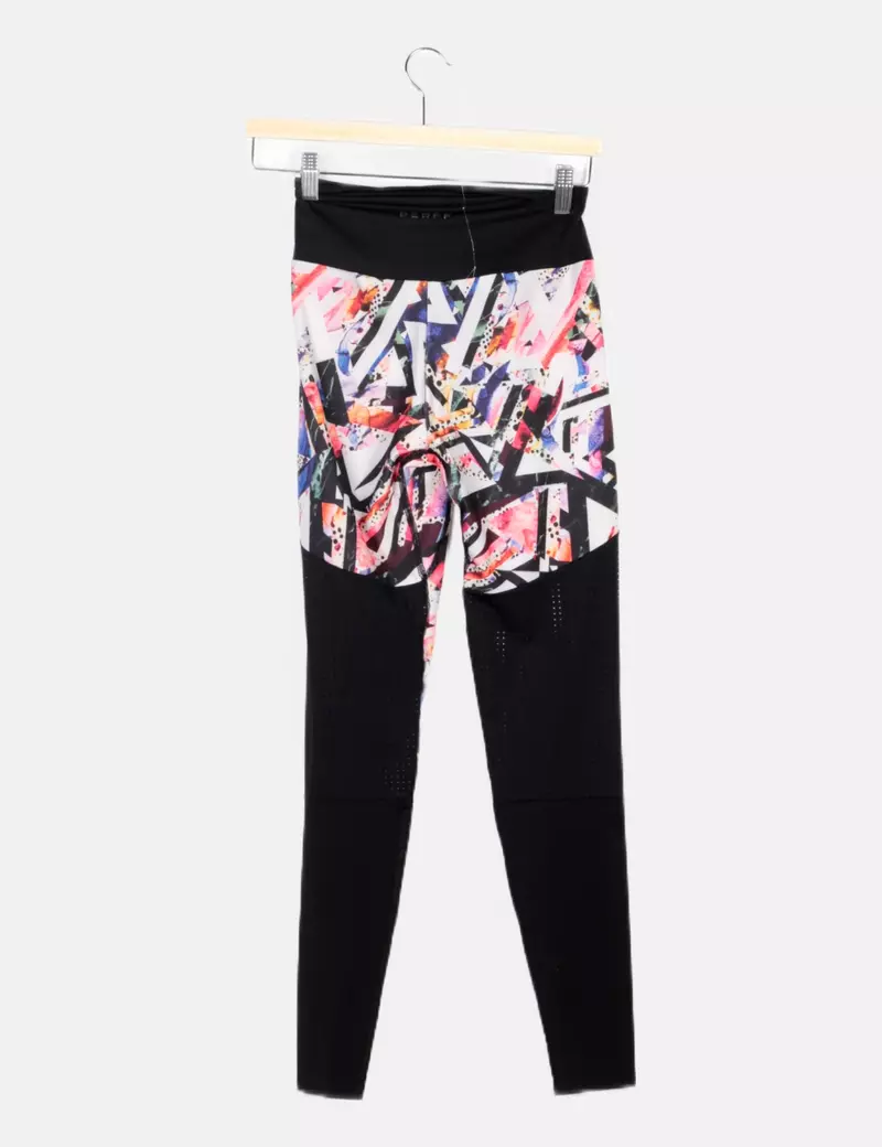 PERFF STUDIO Legging lateral estampampado combinado