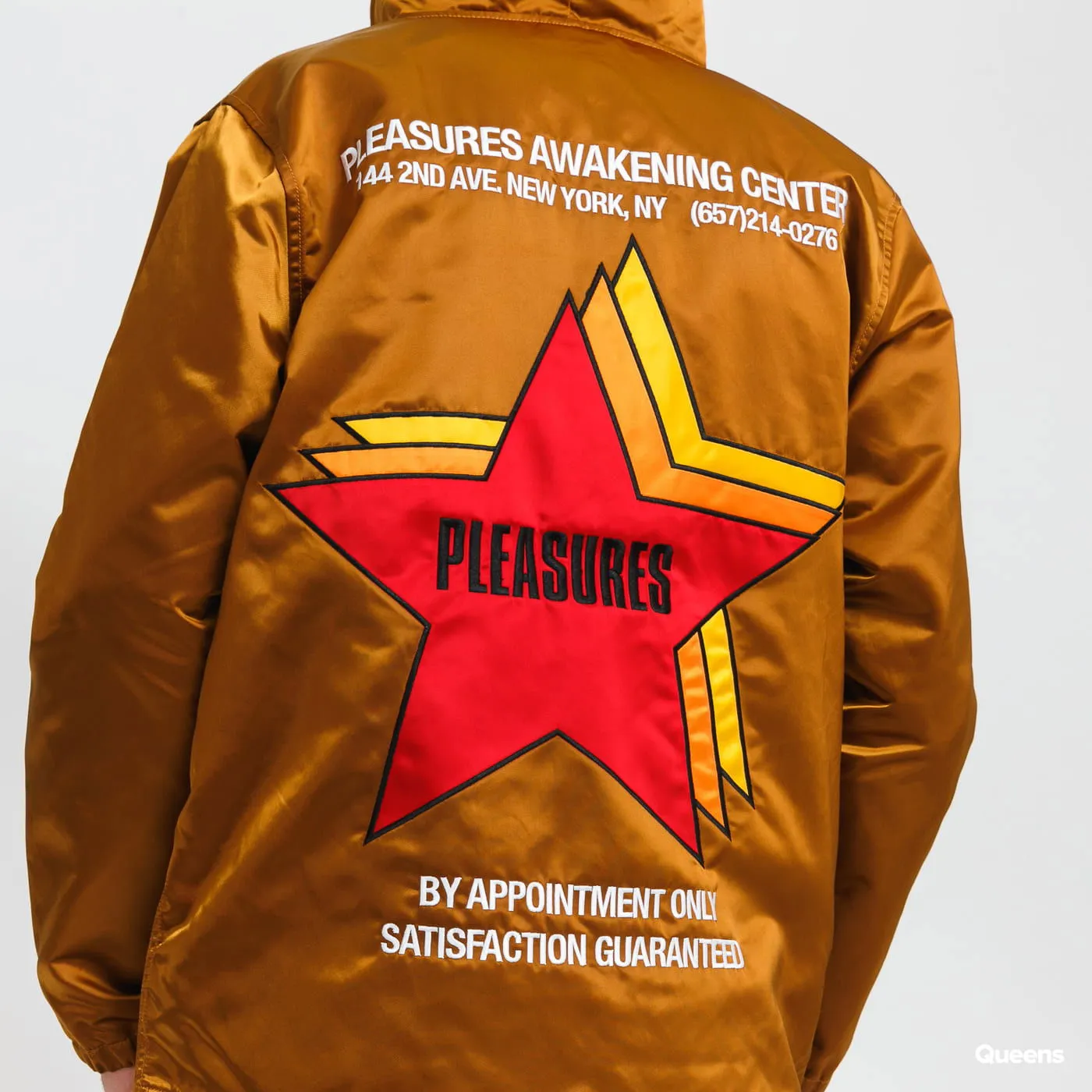 Pleasures Berlin Satin Coaches Jacket