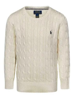 Polo Ralph Lauren Suéter Cuello Redondo - Blanco