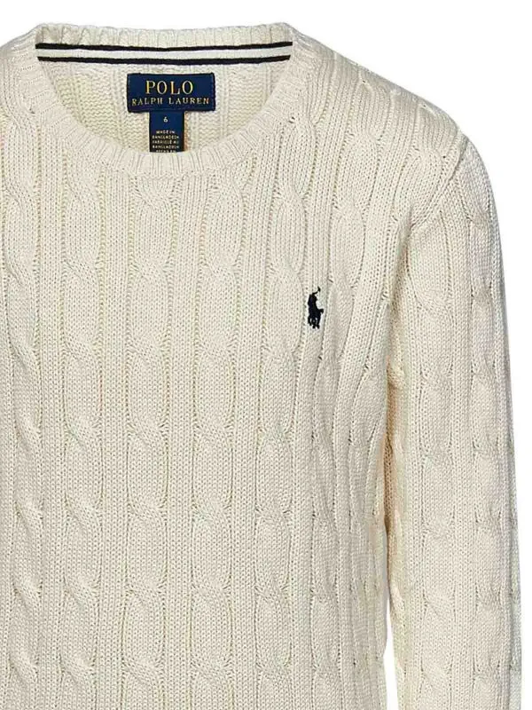 Polo Ralph Lauren Suéter Cuello Redondo - Blanco