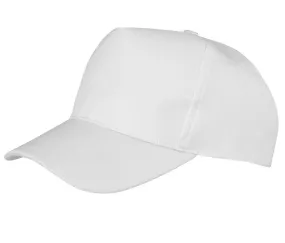 Result RC084 - Gorra visera Boston 5-Panel Printers - Blanco