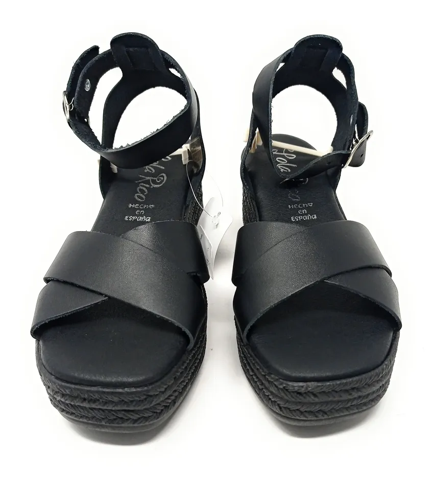 SANDALIAS LOLA RICO 276 NEGRO