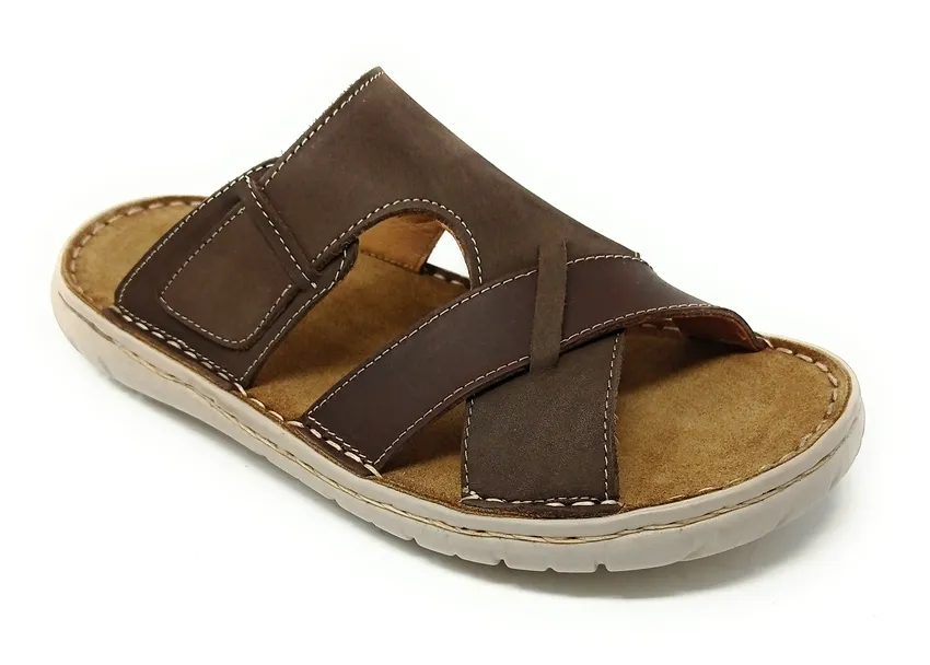 SANDALIAS  ROUTE-83 NOBUCK MARRON