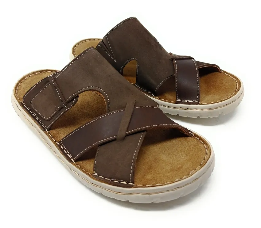 SANDALIAS  ROUTE-83 NOBUCK MARRON