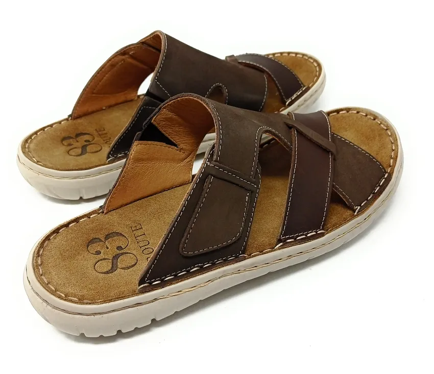 SANDALIAS  ROUTE-83 NOBUCK MARRON