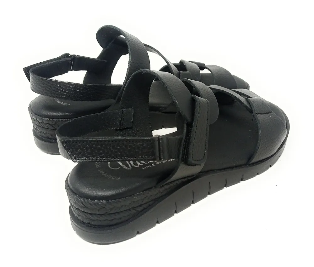 SANDALIAS VALERIA’S CONFORT 1150 NEGRO