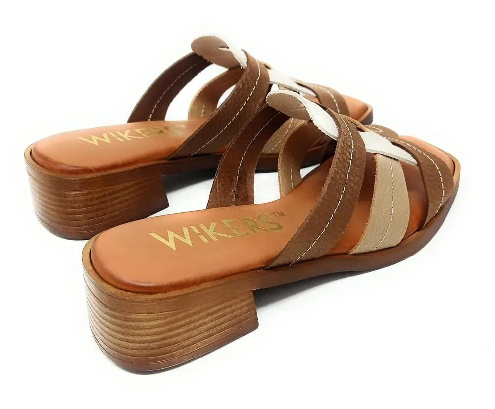 SANDALIAS  WIKERS K-130644 CUERO