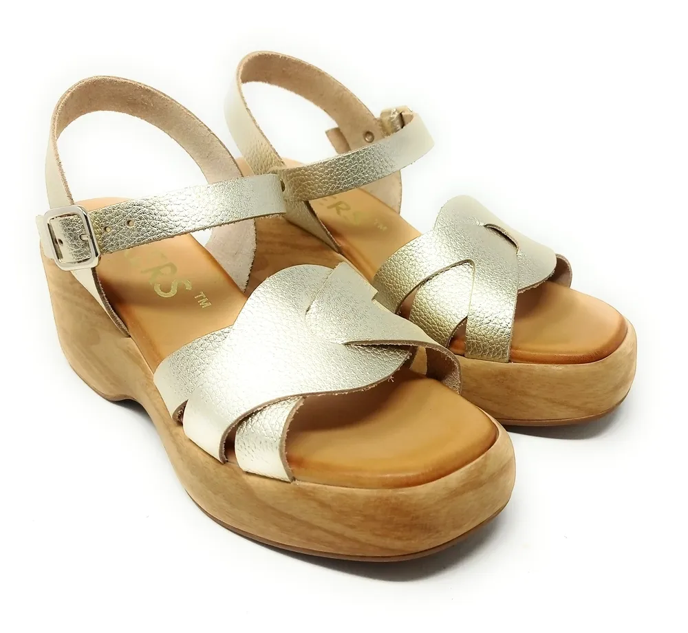 SANDALIAS  WIKERS K-131645 PLATINO