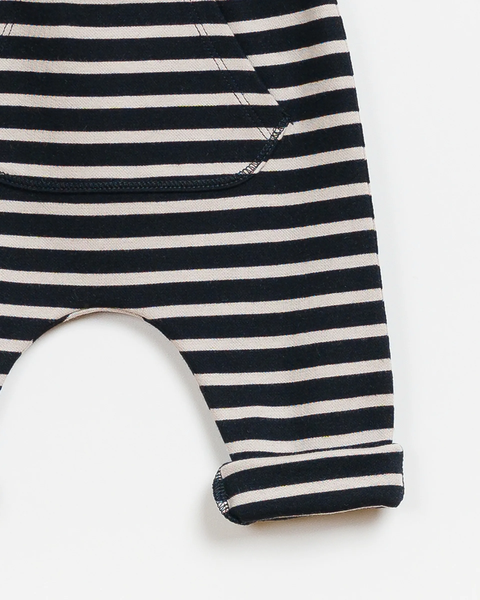 Striped Ponto Roma Legging