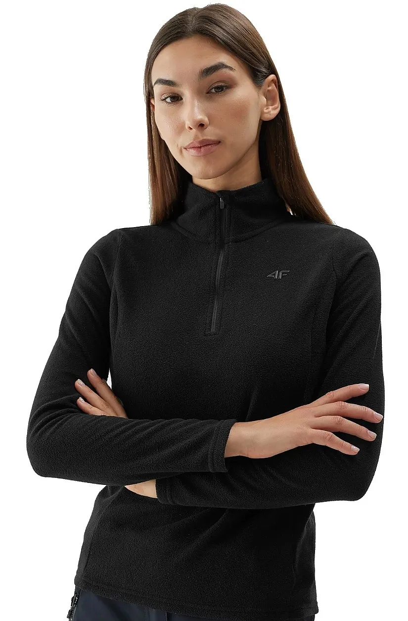 sudadera 4F 4FAW23UFLEF031 - 20S/Deep Black - women´s