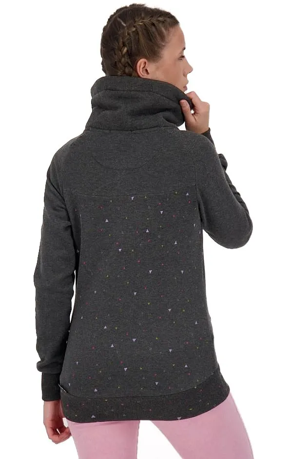 sudadera ALIFE AND KICKIN Violetak B - Moonless Melange - women´s