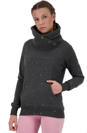 sudadera ALIFE AND KICKIN Violetak B - Moonless Melange - women´s