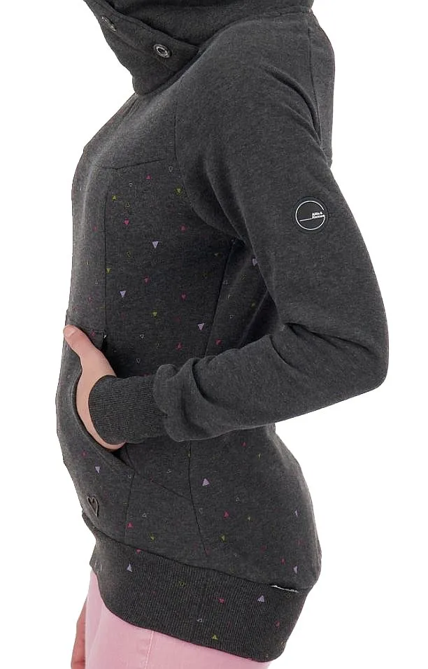 sudadera ALIFE AND KICKIN Violetak B - Moonless Melange - women´s